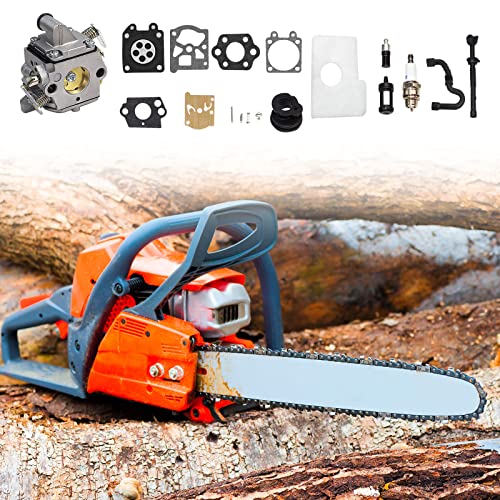 YWNYT MS170 MS180 C1Q-S57A Vergaser-Kit für Stihl 017 018 MS 170 180 180C MS170 MS180 MS170C MS180C Kettensäge/Rasenmäher mit Luftfilter Tune Up Kit