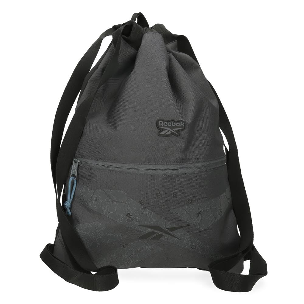 Reebok - Stam Drawstring Bag, Grey, 35 x 46 cm, Polyester, by Joumma Bags