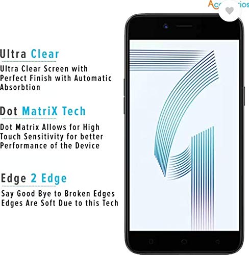 Image of Screen Protector for Oppo A71 (Black) Tempered Glass Edge-to-Edge 6D Screen Guard With Installation Kit