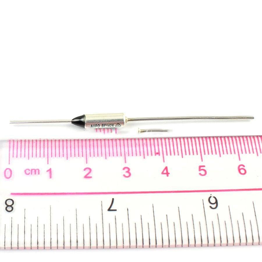Generic 10 Pcs Thermal Fuse Cutoff TF 142 Degree 250V 16A BF142X