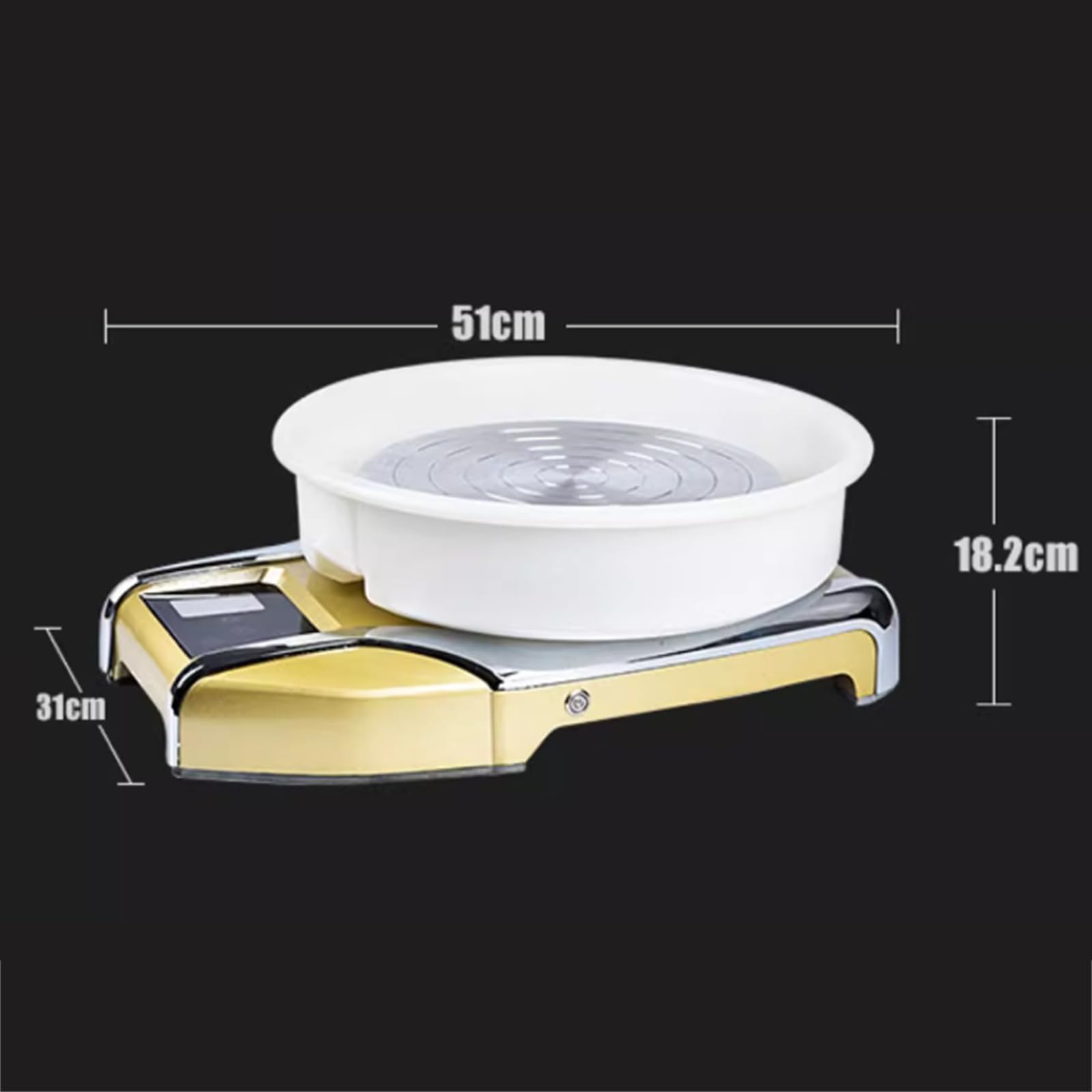 Máquina Eléctrica para Torno De Alfarería, Torno De Cerámica, Plato Giratorio De Aluminio De 29 CM, Velocidad 80-280 RPM, Recargable, Herramientas De Bricolaje
