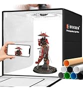 Amazon | DUCLUS 撮影ボックス - 40cm×40cm 撮影ブース 18W 160LED 10