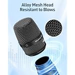 Wireless Microphones,Metal Dual Professional UHF Cordless Dynamic Wireless Microphone System,Rechargeable Microphone Receiver for Karaoke Singing, Wedding, Party, DJ, Speech, Church, Class Use, 240ft - Image 3