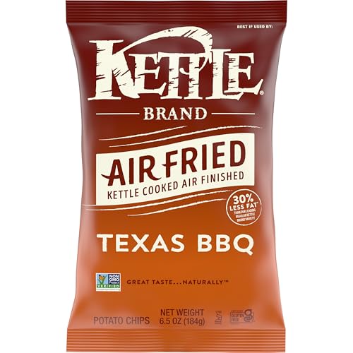 Kettle Foods Air Fried Texas BBQ Potato Chips, 6.5 OZ