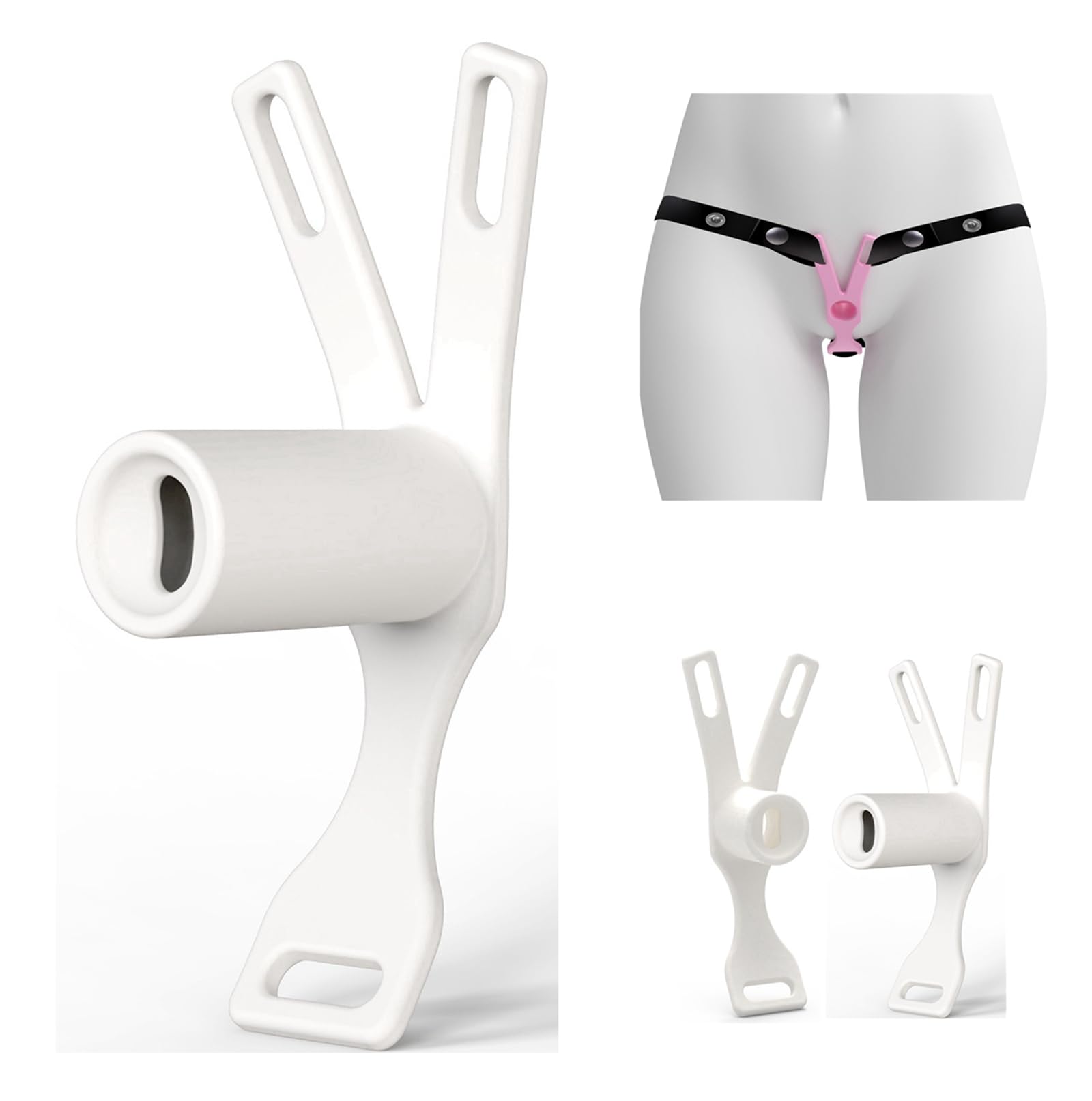 Amazon.com: Inverted Chastity Lock,Flat Chastity Cage Penis Clip Cage,  Lightweight Cock Cage with Black Anti-Fall Belt SM Fetish Bondage Sex Toys  for Men (White, L) : Health & Household