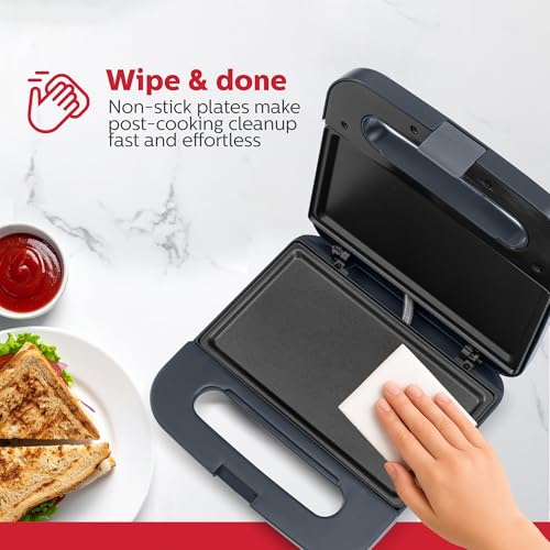 holstein housewares 2-sice sandwich griddle non-stick panini press amp breakfast sandwich maker easy clean up perfect for cooking breakfast crispy grilled cheese savory paninis amp sandwiches