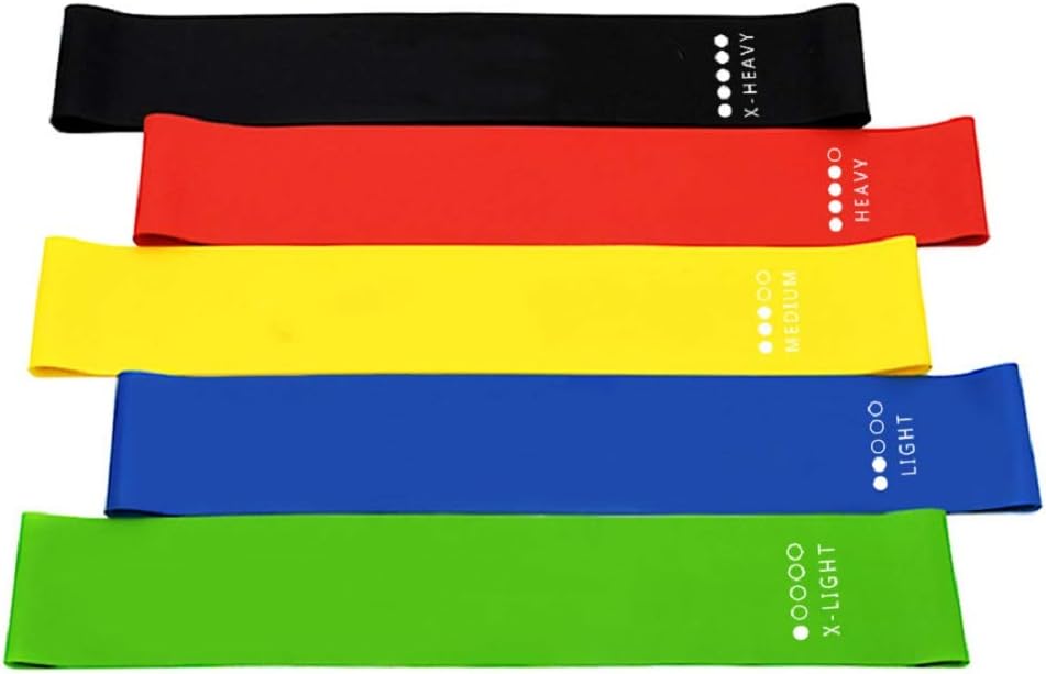 ETAOLINE Resistance Bands Set for Legs and Glutes, Exercise Booty Band for Women with 5 Different Resistance Levels for Yoga, Pilates, Fitness