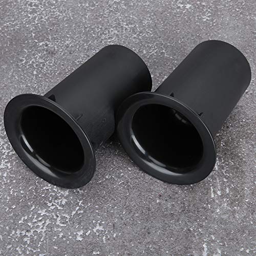 Smooth Speaker Port, Subwoofer Woofer 2Pcs Speaker Inverter Tube, for 6-10Inch Speaker(Opening 71)