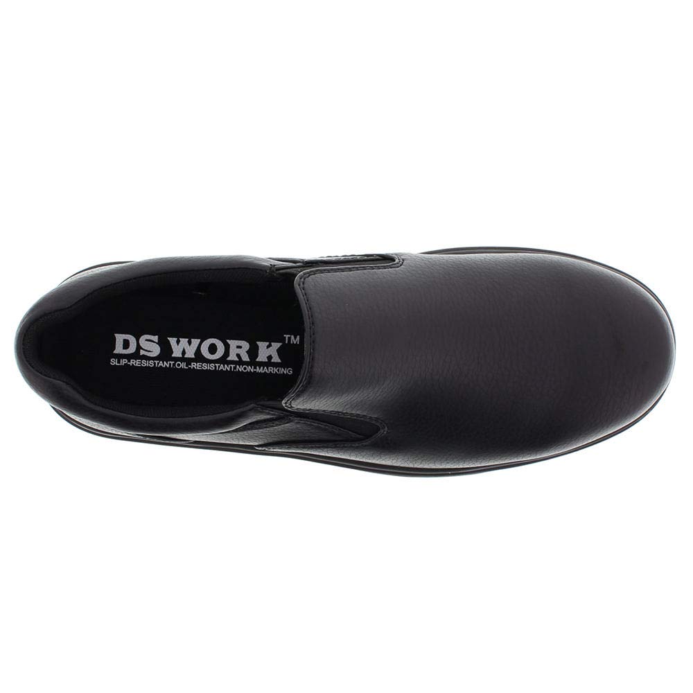 Deer Stags Men's Manager Slip-On, Black Smooth, 11