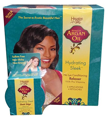 Hawaiian Silky Argan No-Lye Relaxer Super Kit 2.4 oz.