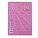 Walfront A5 PVC Schneidematte, 210 × 150 mm Bunte Selbstheilende Schneidauflage, rutschfeste Schneidebrett für DIY Handmade, Quilten, Nähen und Kunsthandwerk Projects Tool(Pink)