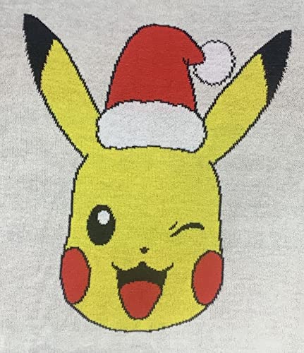 Pokemon Boys' Pikachu Holiday Lights Sweater2