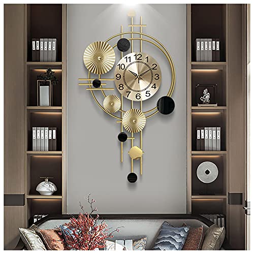Horloge murale moderne pour salon et chambre à coucher sans tic-tac