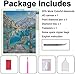 DIY 5D Diamond Painting by Number Kits, Crystal Rhinestone Embroidery Paint with Diamonds, Full Drill Canvas Art Picture for Home Wall Decor(Landscape Lake-1, 11.81x15.74in)