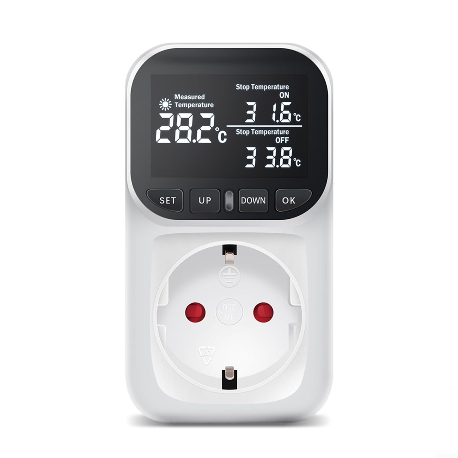 Presina Digitale Controllo Temperatura E Umidità - Termostato E Igrostato Con Display LCD - Foto 7