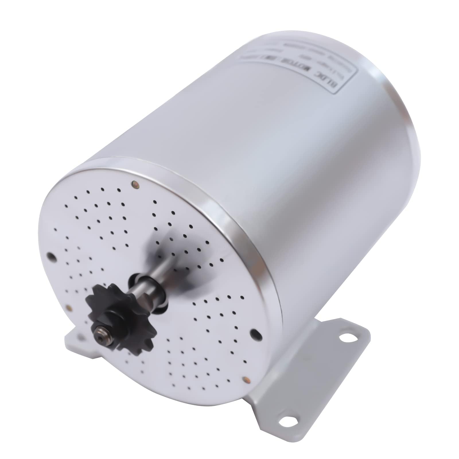 PLITEDDE 48V 2000W Electric DC Motor 4300RPM Electric Brushless DC Motor Complete Kit with 3-in-1 LCD Handle Twist, Power-Off Brake for Snow Bike Motorcycle Go-Kart