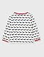 Shirt Langarm mit Ameisen Print, GOTS Zertifiziert