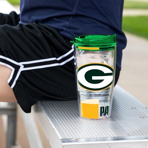 Image of Rico Industries NFL Football Double Wall Classic 16oz Or 20oz Tritan Tumbler W Lid