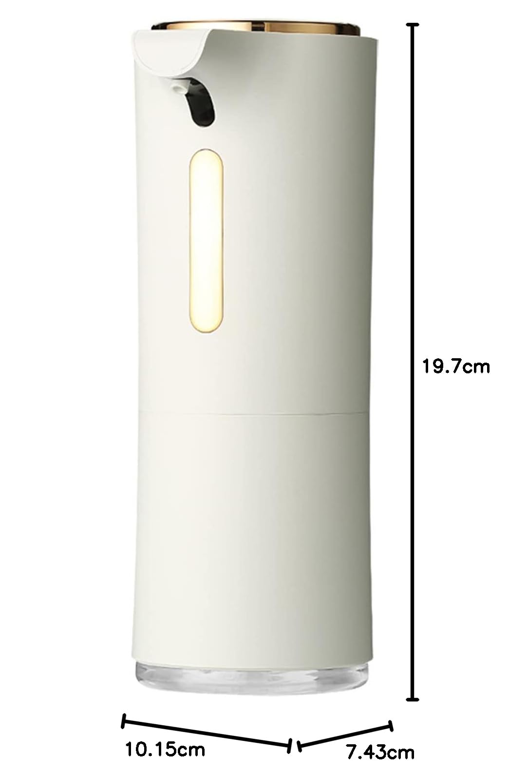 Dispenser automatico di sapone in schiuma con sensore tattile Pompa ricaricabile USB per cucina bagno