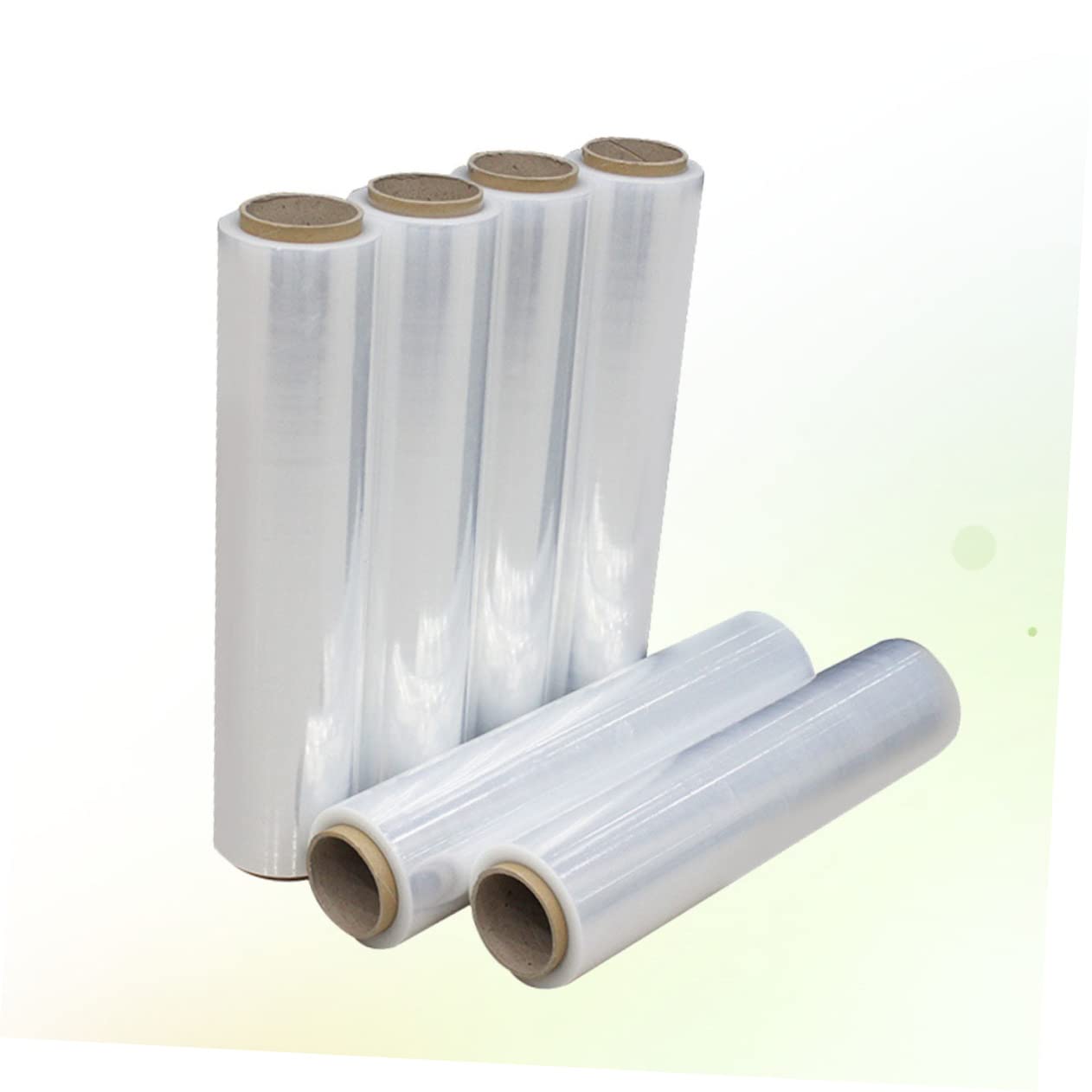 BUTIFULSIC 1 Roll Wear-Resistant Film Stretch Film Shrink Film Transparent Film Clear Film Sewing Thread Holder Stand Clear Transparency Film Paper Clips Dispenser for Twig Pencils Bulk