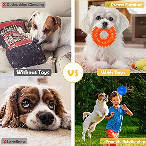 KIPRITII-18-Pack-Super-Value-Puppy-Toys-Puppy-Teething-Chew-Toys-with-Rope-Toys-Dog-Bite-Toys-and-More-Squeaky-Toys-for-Small-Dogs