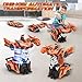 Hepoasky Remote Control Car Transform Robot RC Car Toys, One-Button Deformation and 360° Rotation Drifting Boy Toys Birthday Gifts for 3 4 5 6 7 8 9 10 Year Old Boys Age 4-7 8-12