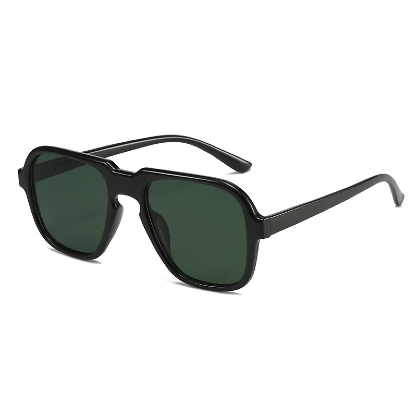 Lunettes de soleil rétro style léopard avec verres transparents dégradés - 8