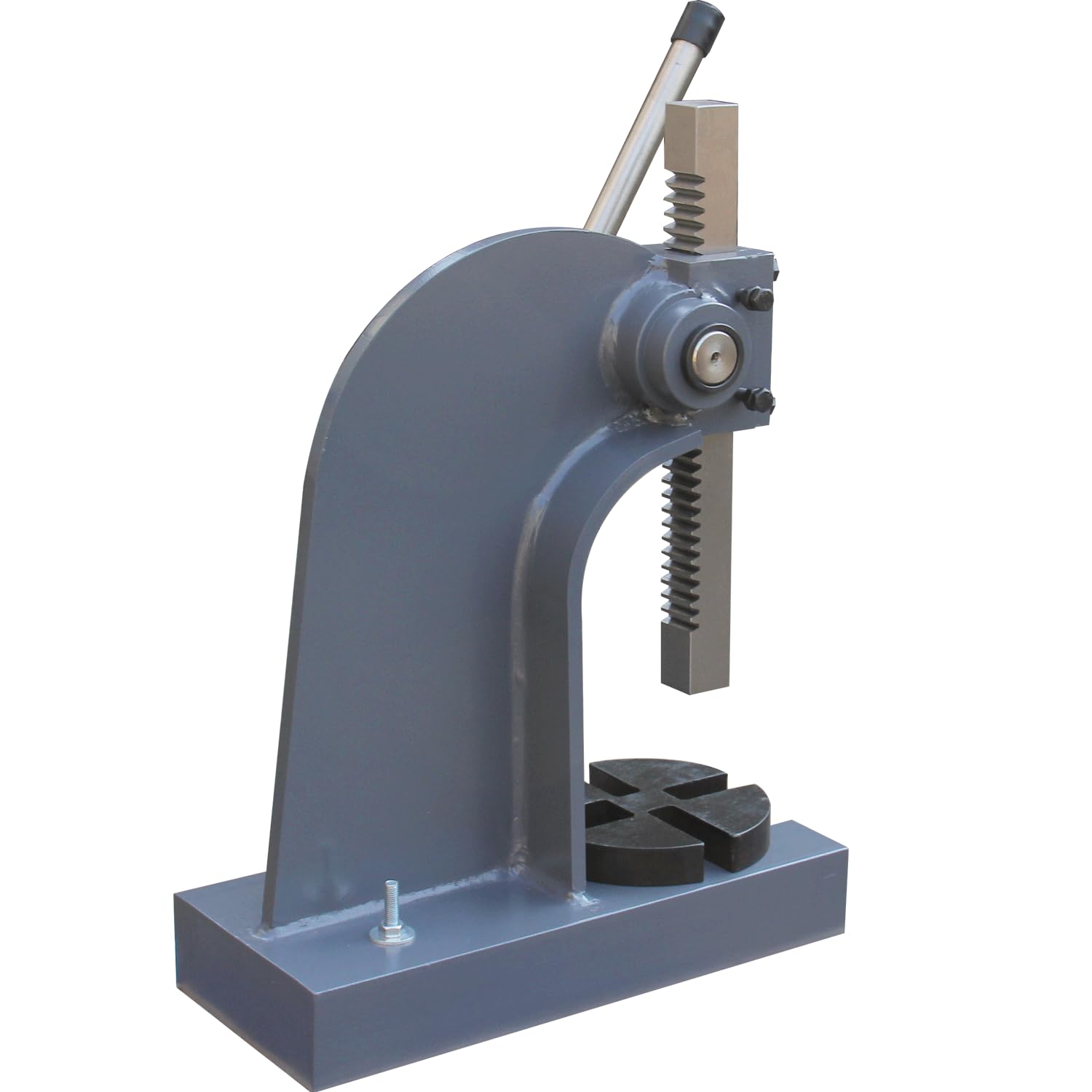 Spremiagrumi rotativi a cremagliera, piastra di base regolabile in 4 posizioni, 3 tonnellate in ghisa, altezza 280 mm, pressa ad alta potenza