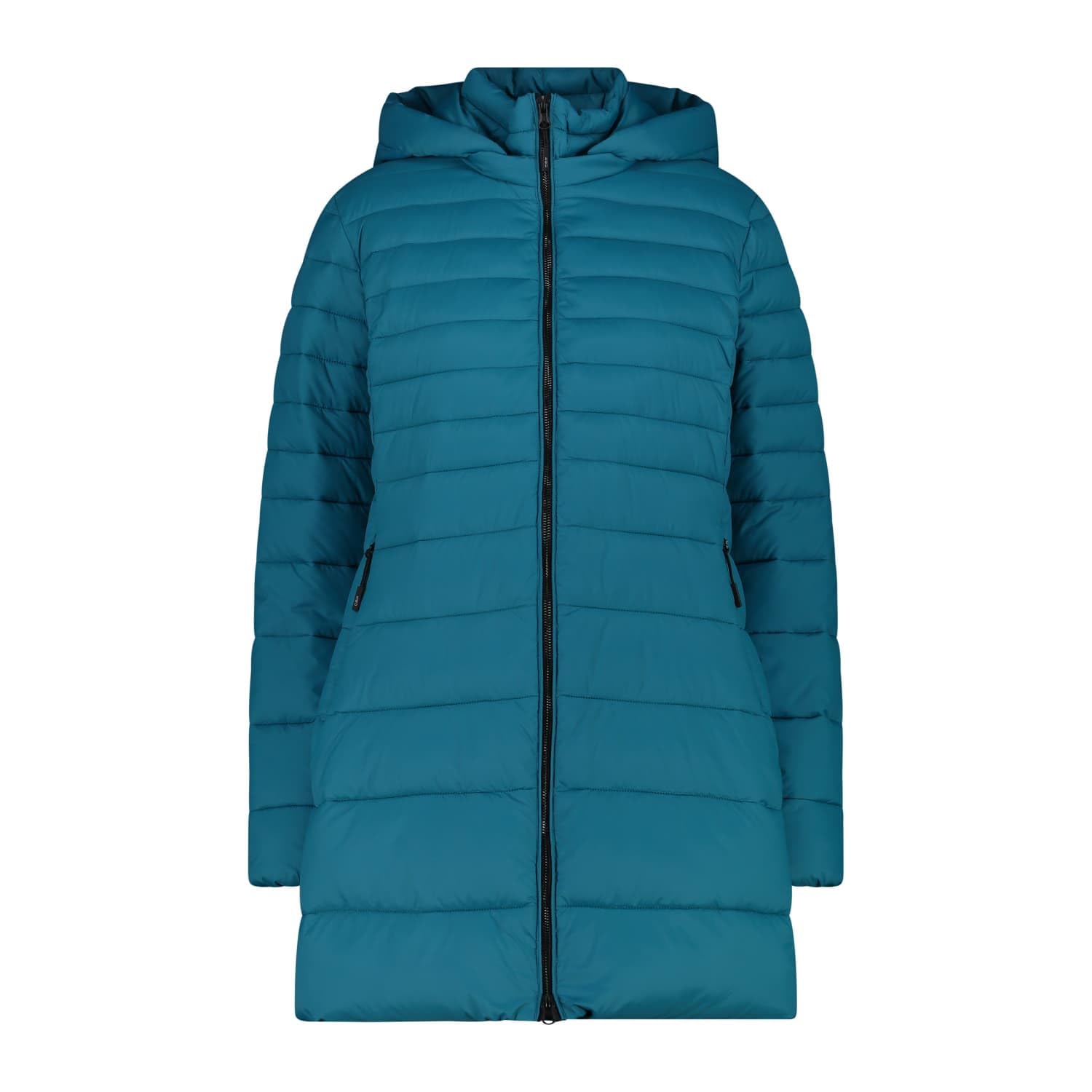 CMP, PARKA SNAPS HOOD, 34K3156, Basic Turquoise, D36, Woman