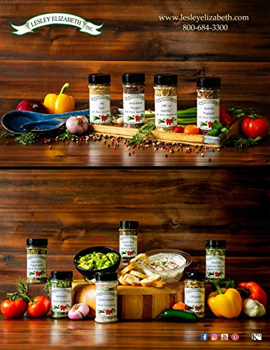 Image of Lesley Elizabeth Garden Vegetable Dip & Seasoning - All-Natural Herb & Veggie Spice Blend for Dips, Roasted Vegetables & Cooking | Gourmet All-Purpose Garden Seasoning