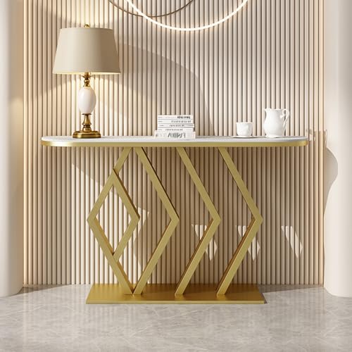 Mesa de sofá estrecha para optimizar el espacio y decorar pasillos modernos 4