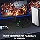 KiWiBiRD HDMI Splitter 1 in 2 Out HDMI Verteiler 2 Monitore Gleichzeitig Duplikator Zwei Monitore 4K 3D 2160p 1440p 1080p HDCP, Kompatibel mit PS5 TV Box Fernseher Gaming PC Laptop Projektor