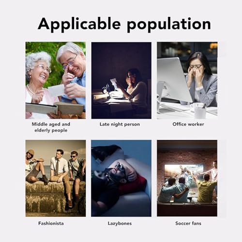 KIMISS Bed Prism Glasses Spectacles Horizontal Mirror Lazy Glasses Readers Glasses 90 Degree High Definition Prism Periscope Lie Down Eyeglasses for Laying Down Reading Watching TV - Image 2