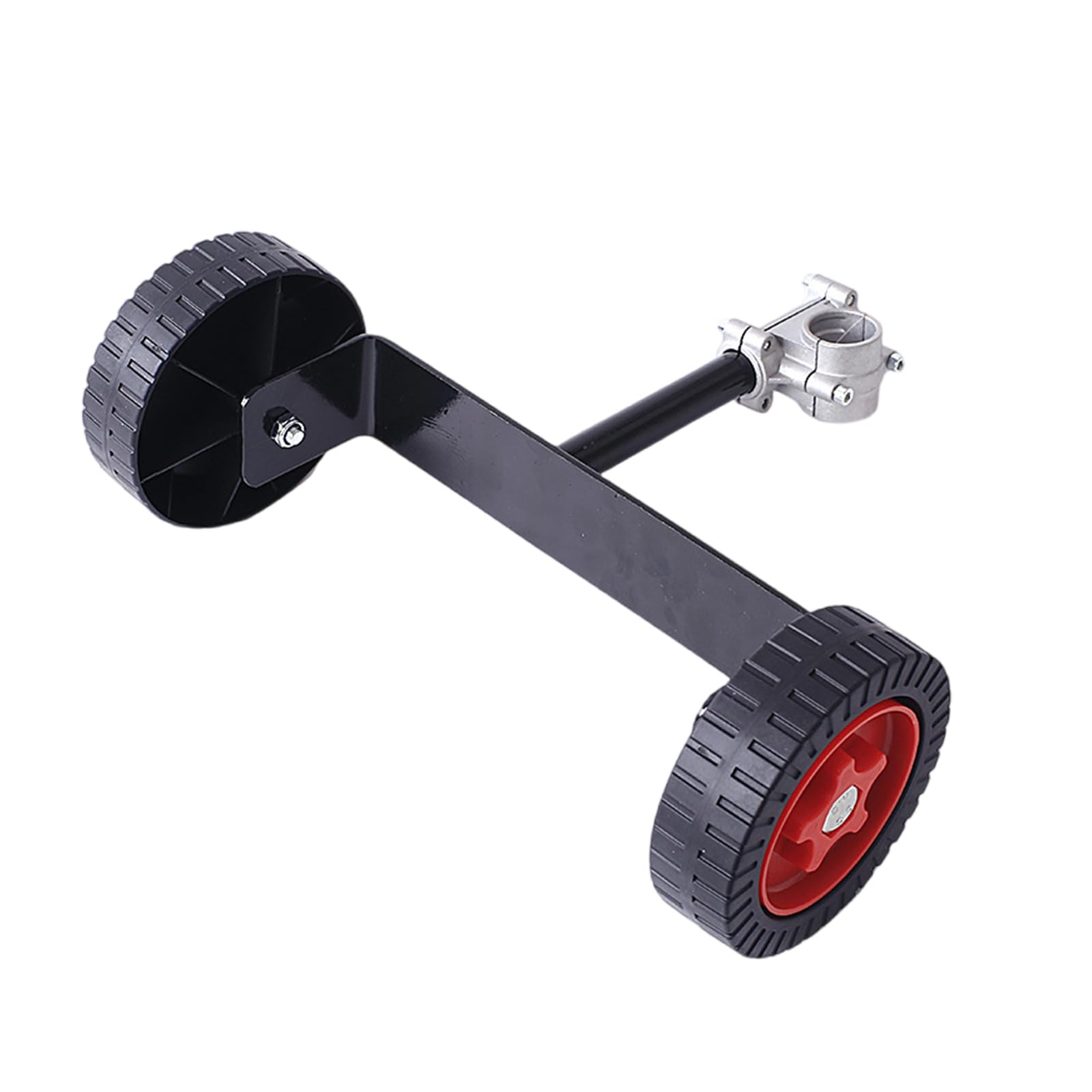 Universally 28mm Pipe Stabilizing Wheel for Backpack Brush Cutter and Trimmers Rustproof Iron Construction Brush Cutter Attachment with Quick Installation