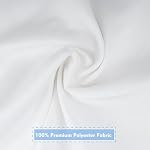 Fabric Shower Curtain Liner Water Repellent, Soft Premium Cloth Shower Liner with 12 Rustproof Metal Grommets & Hooks, Hotel Luxury Spa Bathroom Shower Curtain 72x72 Inches, Machine Washable