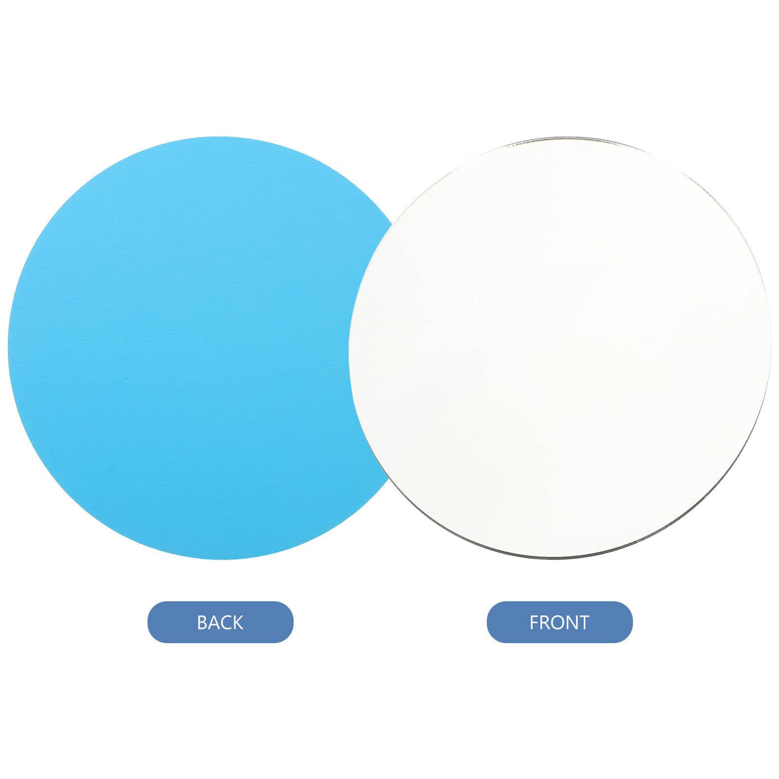 3 Piezas Tableros Redondos de Acrílico con Espejo para Fotografía Soporte Profesional para Decoración de Pared y Props de Fotos Diseño Chic para Estudios y Hogar