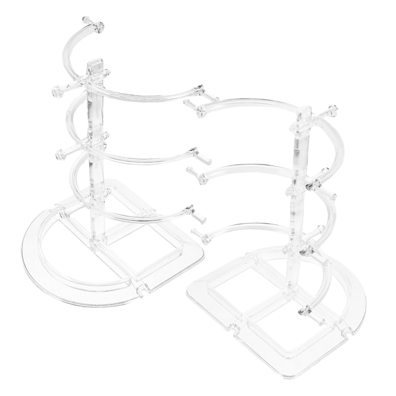 IMIKEYA 8 Stk Brillenständer Mehrschichtiger Brillenhalter brillen aufbewahren Brillenbox brillenablage Ständer für Brillenhalter Sonnenbrillen-Präsentationsständer p.s Transparent