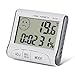 Produktbild LCD Digital Hygrometer Thermometer Innenthermometer Feuchtigkeit Monitor mit Wecker für Hauptschlafzimmer