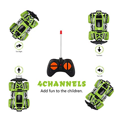Christmas Decorations Clearance Popular Toddler Toys for 3-5 Year Old Boys RC Cars Birthday Gifts for Kids Boy Toys Age 4 5 6, RC Motorcycles Remote Control Car STEM Toys Mini Racers Trucks, Green
