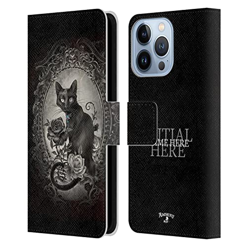 Coque en Cuir iPhone 13 Pro Alchemy Gothic Personnalisée Poe