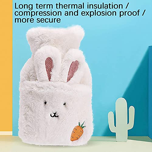 Warm waterzak hand warmer draagbare schattige zachte pluche warm water fles duurzaam hand warmer winter warm… - Image 5