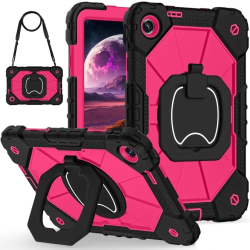 Funda para Xiaomi Redmi Pad SE 9.7 anti-golpes giratoria rosa
