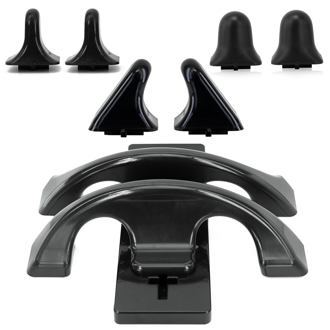 Thrival Relief Pro - Fully Adjustable Psoas Muscle Release Tool for Hip Flexor, Back, Glute, Iliacus, and Neck Pain - Trigger Point and Myofascial Release Tool - Carbon Black