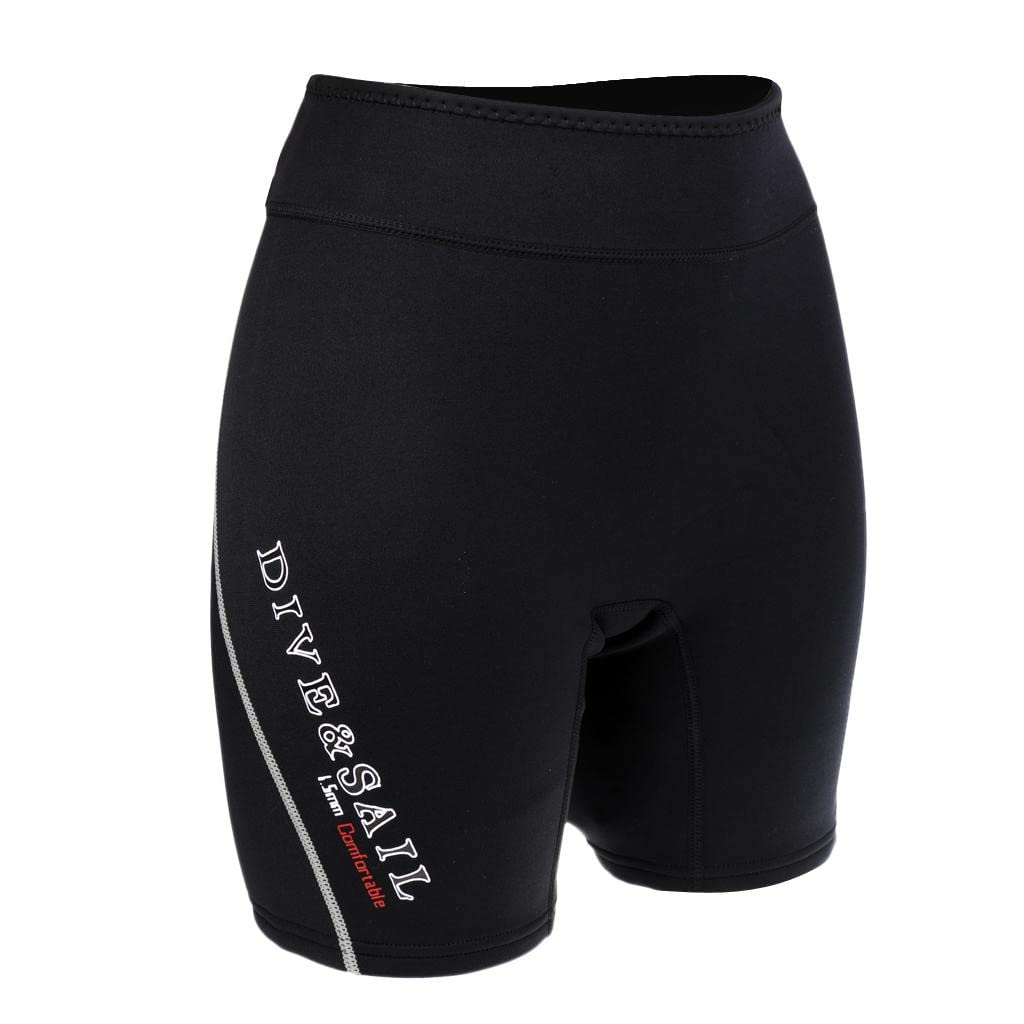 Pantaloncini Muta Uomo Donna Pantaloncini in Neoprene 1.5mm Pantaloncini da Sub Protezione UV Pantaloncini Neoprene Surf, Grigio Uomo, L