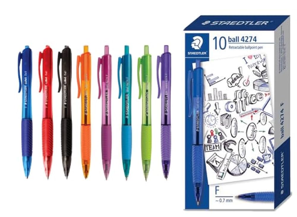 螺鈿ステッドラー Amazon | ステッドラー(STAEDTLER) ボールペン 0.7mm (F) 青