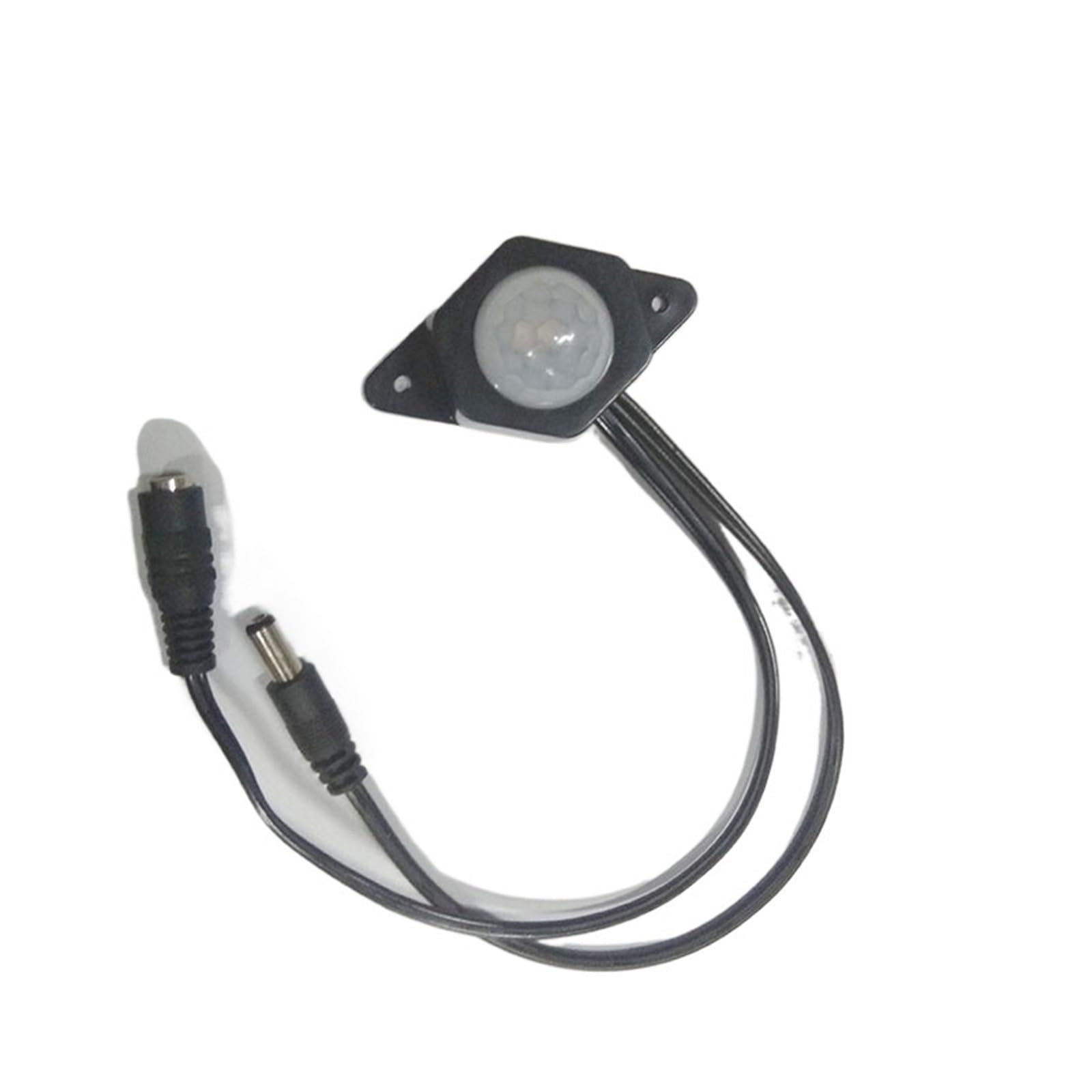 Interruptor de sensor lineal LED negro 5-24V con conectores CC macho y hembra para tiras