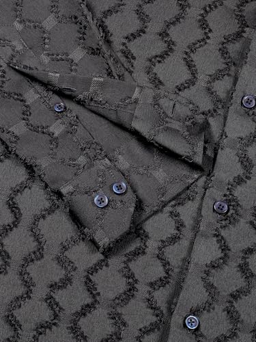 Chemise décontractée en polyester mélangé texturé Thomas Scott, finition premium - 7