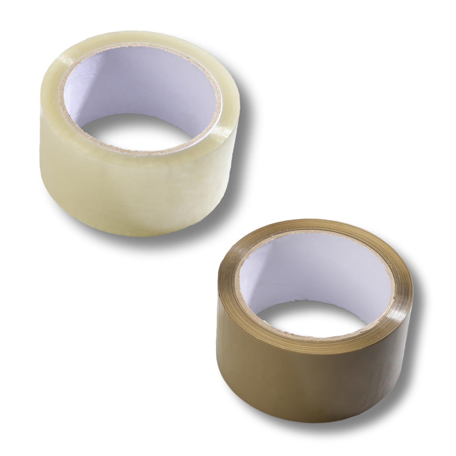 dm-folien gmbh 108 rollos de cinta adhesiva de embalaje, 50 mm de ancho x 66 m de largo, cinta de embalaje autoadhesiva transparente para rollos de pegamento, con dispensador como cinta de cartón para