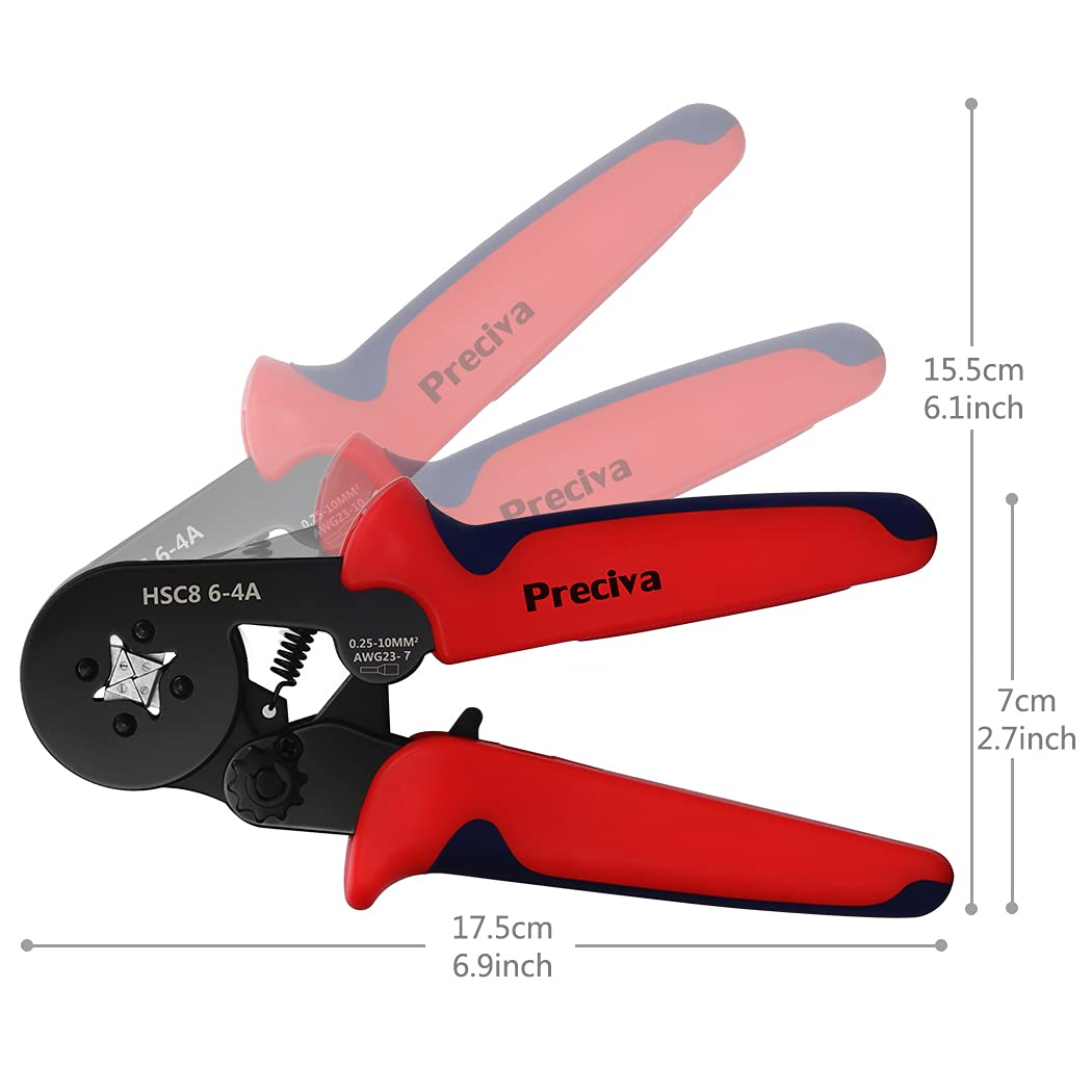 Buy Crimper Plier Set, Preciva 0.2510mm² Ferrule Crimping Tool