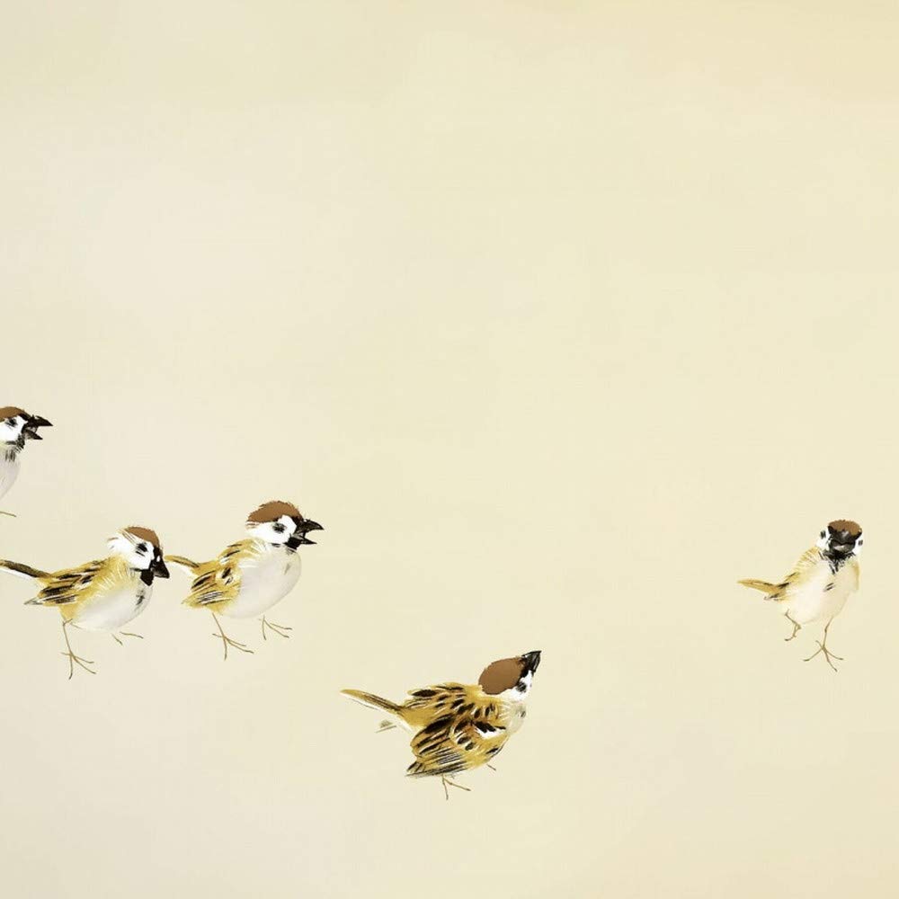 Amazon.co.jp: 竹内栖鳳 喜雀 F4号 高精彩工芸画 手彩補色 複製画 動物